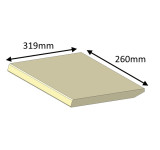 ASB14019B Parkray Brick Baffle  |  Aspect 14 BOILER (Eco)